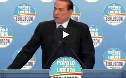 BERLUSCONI NON OFFENDE NESSUNO E NON RISULTA VOLGARE DURANTE COMIZIO - VIDEO - Lercio