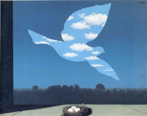 Storico dell'arte scopre che il buco nell'ozono fu l'ultima opera di Magritte - Lercio