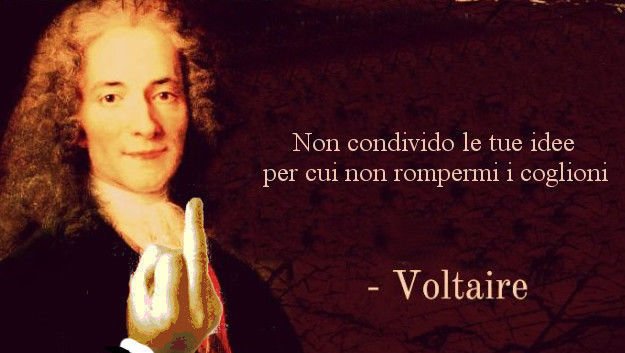 Ritrovato manoscritto di Voltaire: "Non condivido le tue idee, per cui non rompermi i coglioni" - Lercio