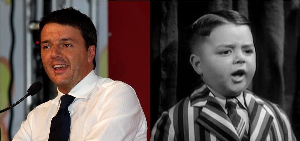 Renzi rivela: "Ero io Spanky delle Simpatiche Canaglie" - Lercio