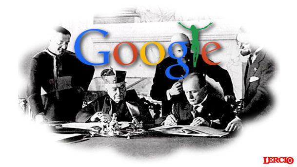 Google lancia un doodle per ricordare l'anniversario dei Patti Lateranensi - Lercio