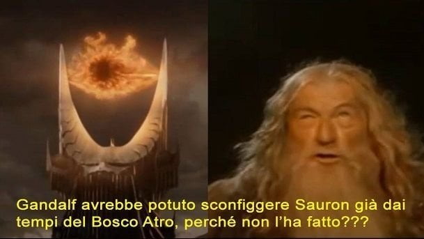 Grillo: "Nessuna alleanza con Gondor, Sauron e Gandalf sono la stessa cosa" - Lercio