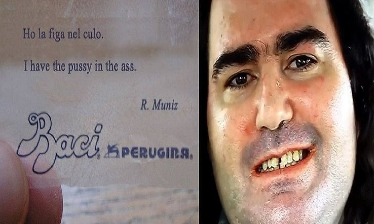 Scarta un Bacio Perugina e trova un aforisma di Rosario Muniz - Lercio