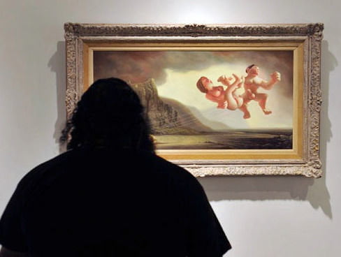 Colto da sindrome di Stendhal davanti ad un Leonardo, ma è solo un attacco di diarrea - Lercio