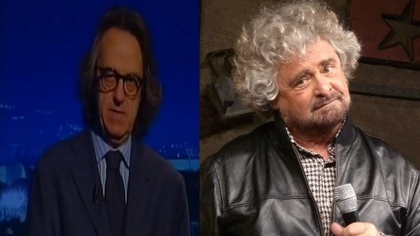 Grillo ospite da Marzullo, si fa una domanda ma la risposta non gli piace: espulso dal M5s - Lercio