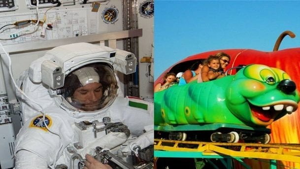 Luca Parmitano sale sul Brucomela e vomita - Lercio