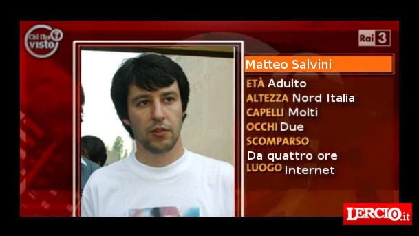 Non scrive su facebook da quattro ore, i familiari di Salvini allertano “Chi l’ha visto?” - Lercio