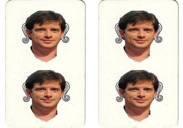 Carte da gioco, Pippo Civati sostituirà il 2 di coppe a briscola - Lercio