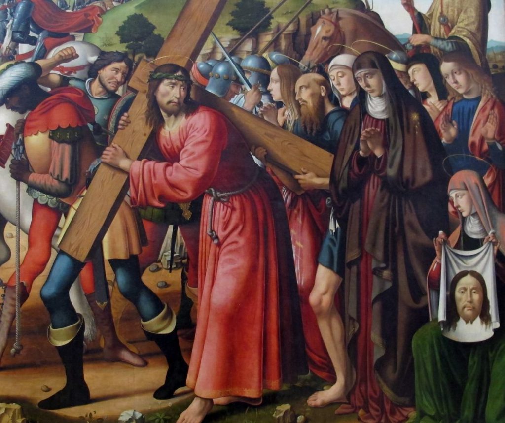 33 d.C. Via Crucis, "Il cireneo lo ha aiutato a portare la croce: Gesù squalificato" - Lercio