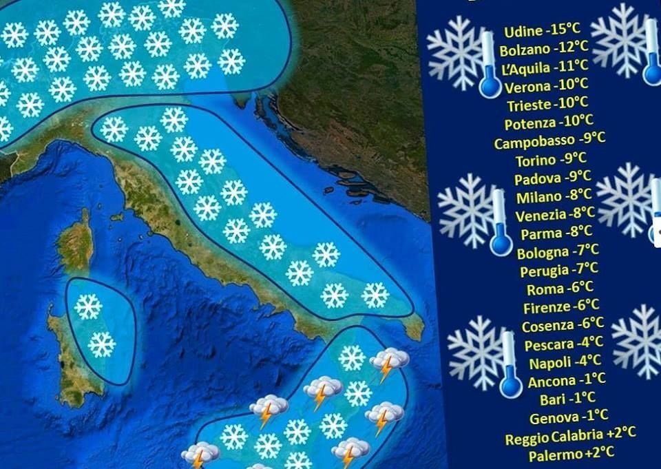 Sito meteo pubblica per errore le previsioni di gennaio, boom di prenotazioni nelle località sciistiche - Lercio