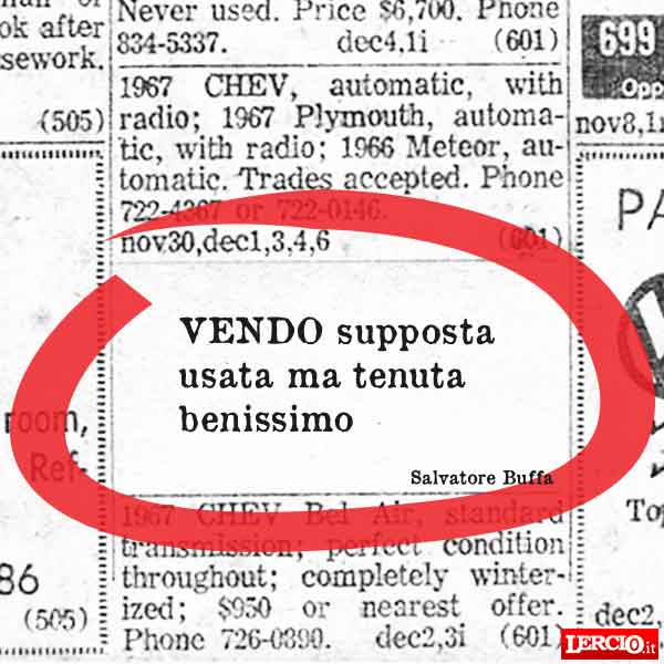 Annunci Lerci 31 Agosto 2015 - Lercio