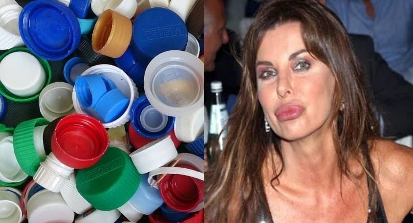 Raccoglie 150.000 tappi di plastica e come premio gli danno Alba Parietti - Lercio