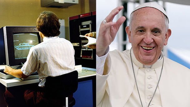 Torna prima dal lavoro e sorprende la moglie a letto con Papa Francesco - Lercio