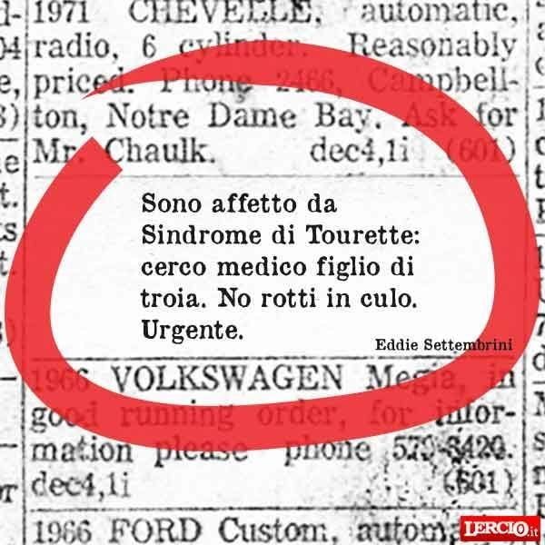 Annunci Lerci 9 novembre 2015 - Lercio