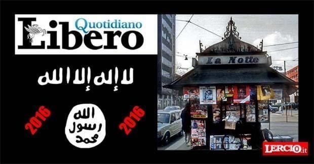 Isis, in edicola con Libero il nuovo calendario con le date dei prossimi attacchi - Lercio