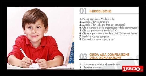 "Voglio fare le cose da grandi!", bambino di 5 anni passa la notte a compilare il 730 - Lercio