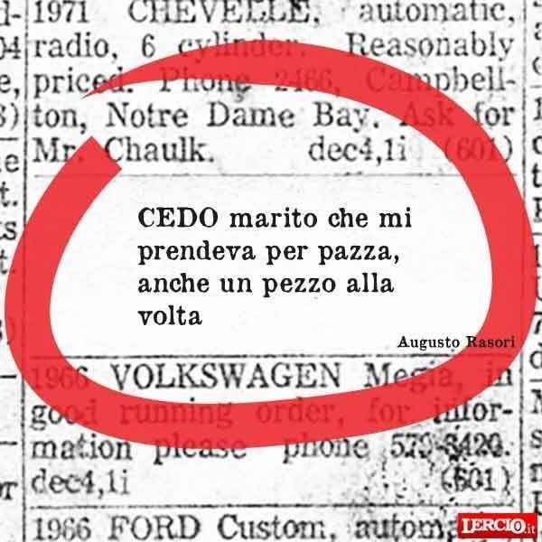 Annunci Lerci 21 Dicembre 2015 - Lercio