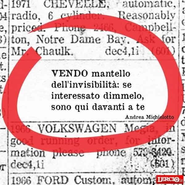 Annunci Lerci 7 Dicembre 2015 - Lercio