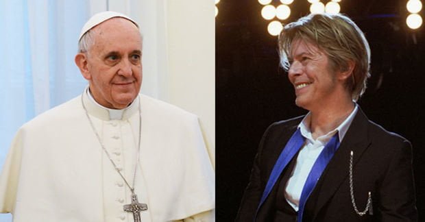 Papa Francesco: "Vi racconto la mia folle notte con David Bowie" - Lercio