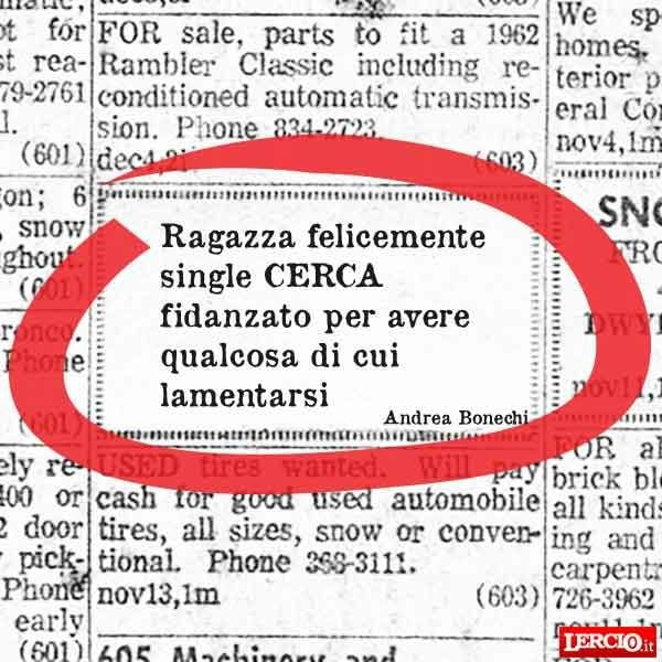 Annunci Lerci 22 Febbraio 2016 - Lercio