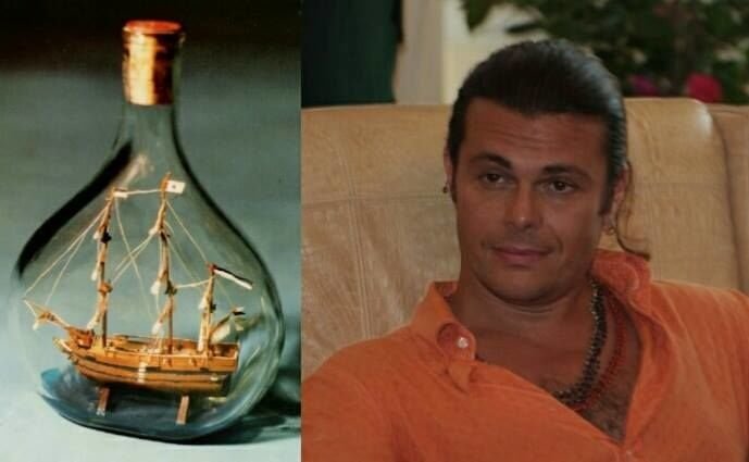 Gianluca Grignani finisce in ospedale dopo aver bevuto una nave in bottiglia - Lercio