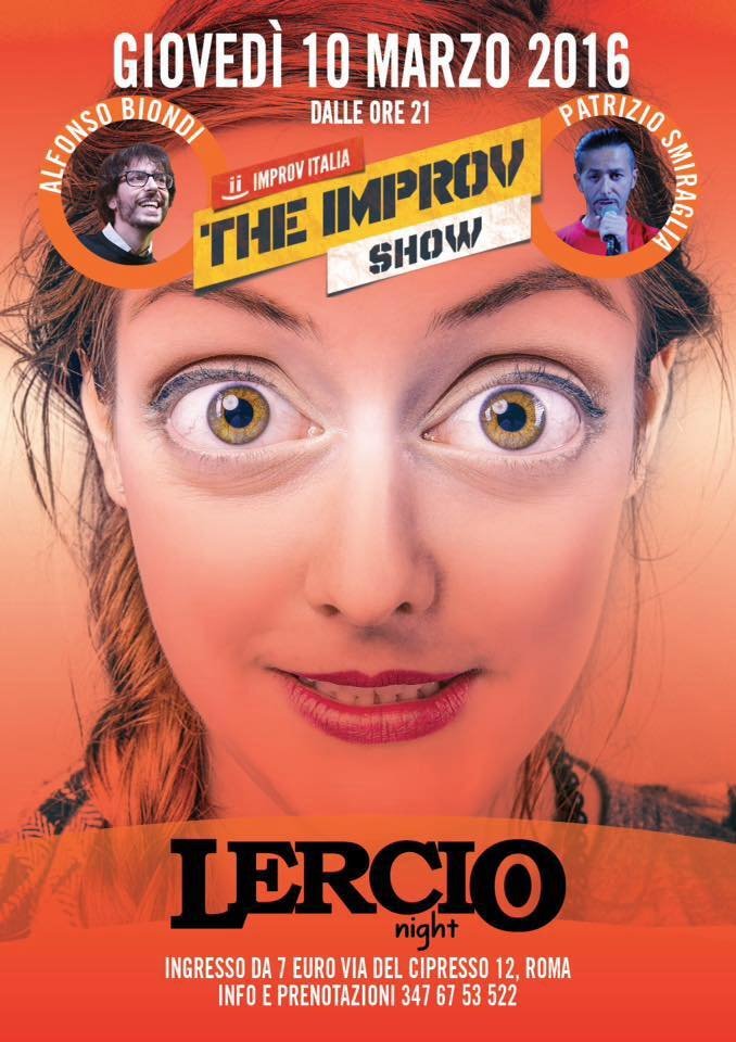 10 Marzo - The Improv Show - Lercio