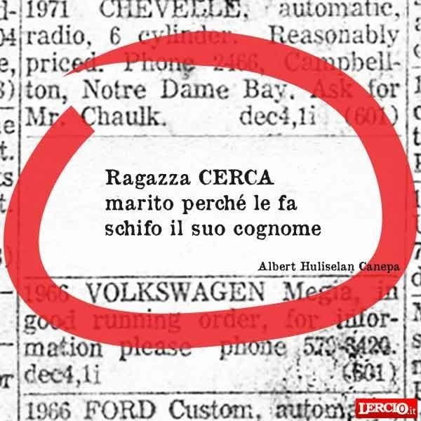 Annunci Lerci 21 Marzo 2016 - Lercio