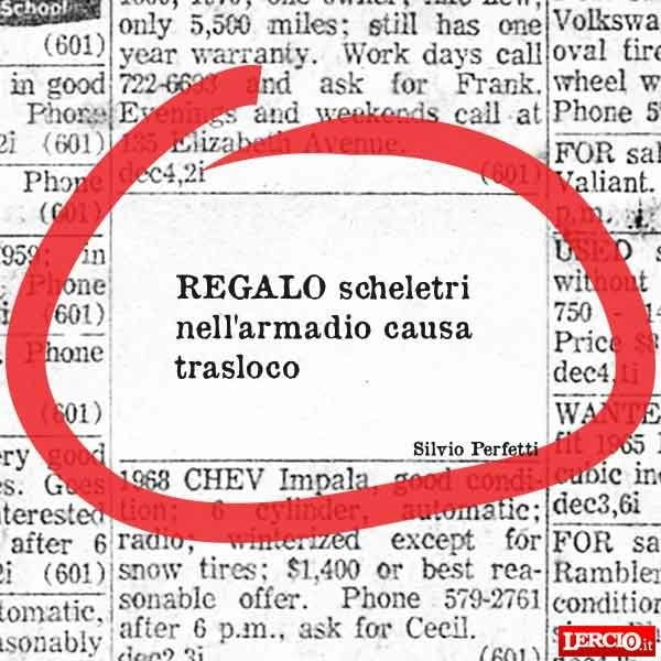 Annunci Lerci 7 Marzo 2016 - Lercio