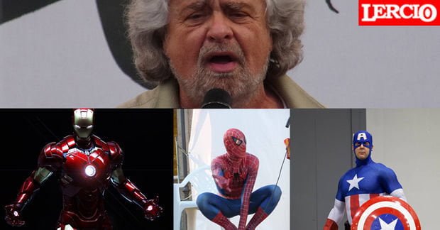 Spider Man, Iron Man o Captain America? Grillo lascia libertà di coscienza - Lercio