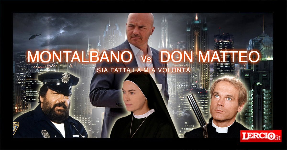 Montalbano vs Don Matteo, episodio 2: "Justice League of Spoleto" da record col cammeo del Papa - Lercio