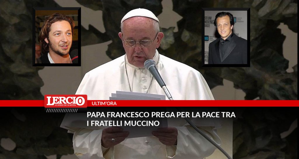 Papa Francesco prega per la pace tra i fratelli Muccino - Lercio