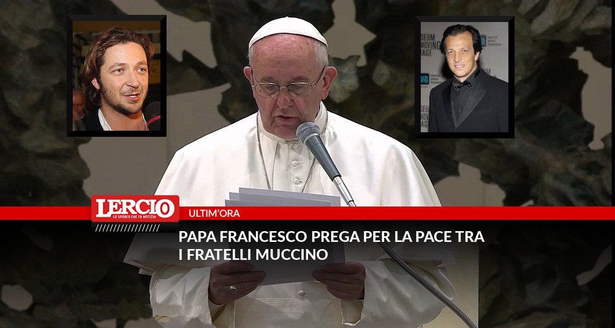 Papa Francesco prega per la pace tra i fratelli Muccino - Lercio