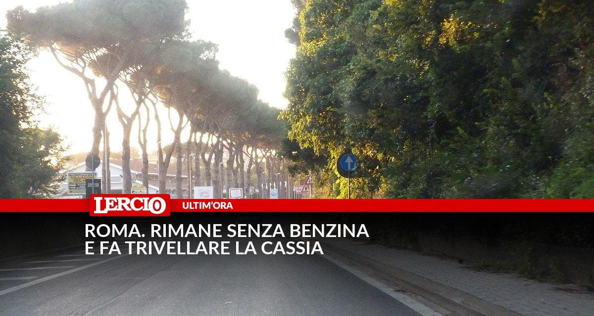 Roma. Rimane senza benzina e fa trivellare la Cassia - Lercio