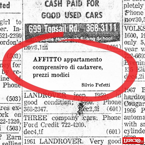 Annunci Lerci 16 Maggio 2016