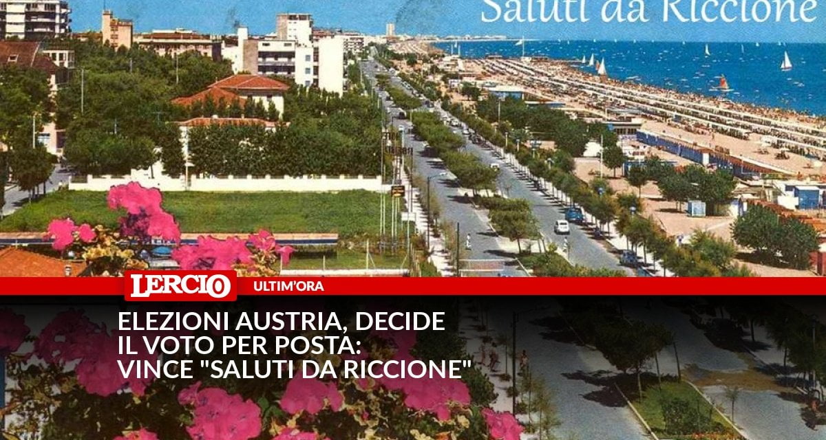 Elezioni Austria, decide il voto per posta: vince "Saluti da Riccione" - Lercio