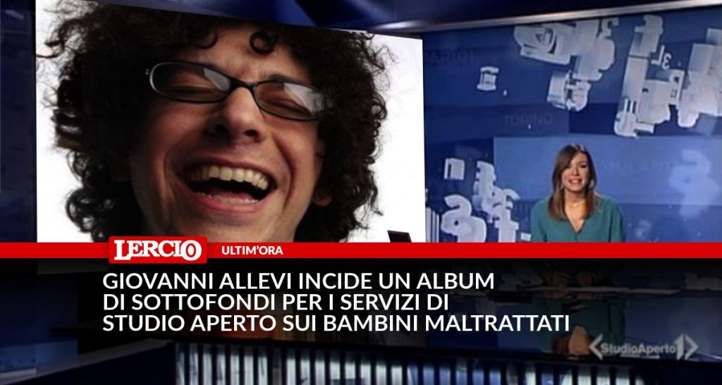 Giovanni Allevi incide un album di sottofondi per i servizi di Studio Aperto sui bambini maltrattati - Lercio