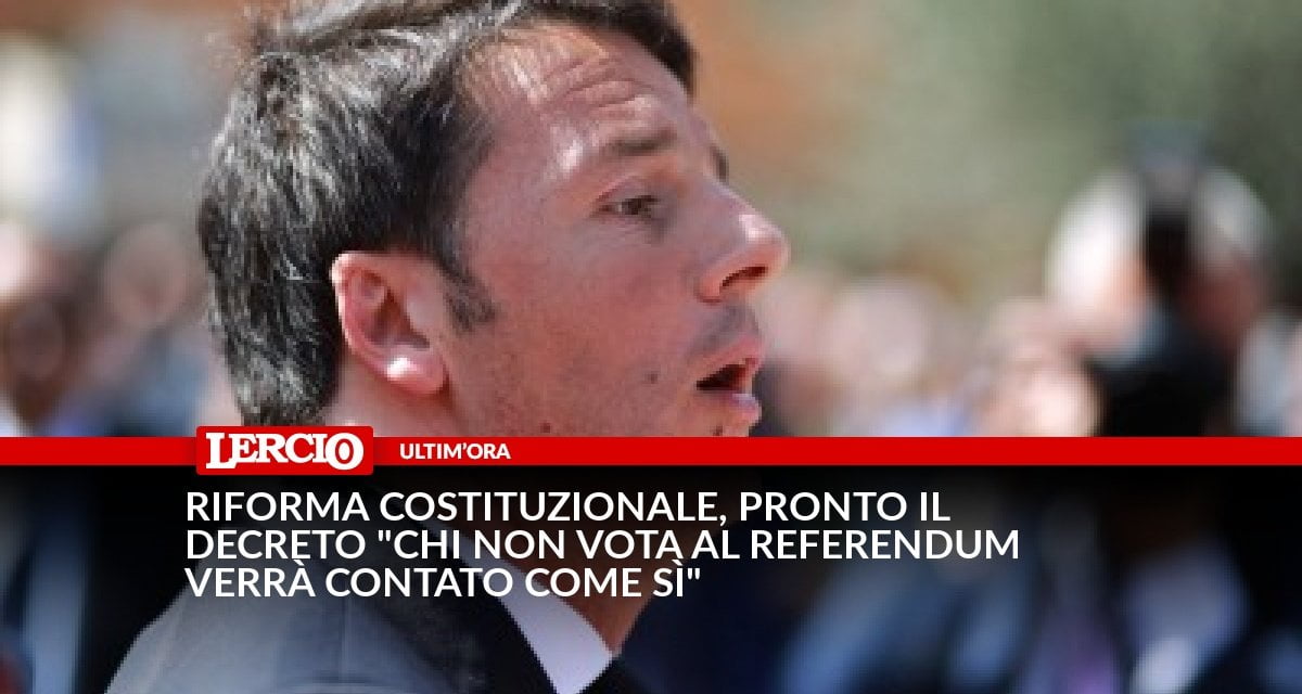 Riforma costituzionale, pronto il decreto "Chi non vota al referendum verrà contato come sì" - Lercio