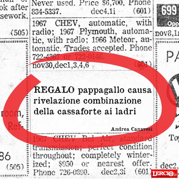 Annunci Lerci 27 Giugno 2016