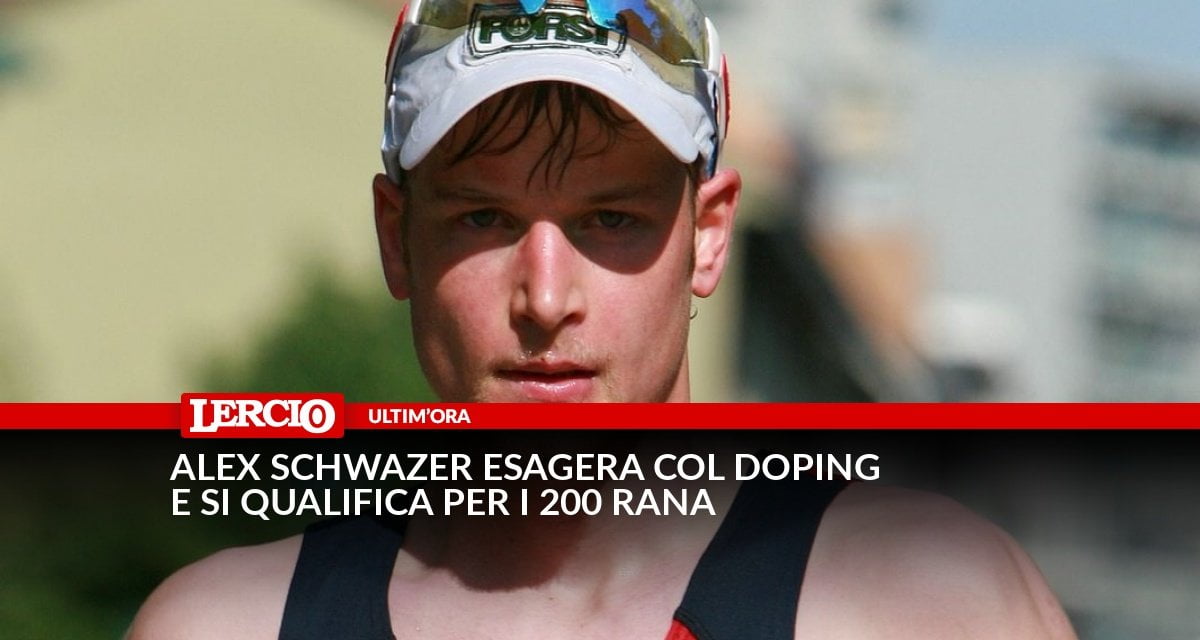 Alex Schwazer esagera col doping e si qualifica per i 200 rana - Lercio