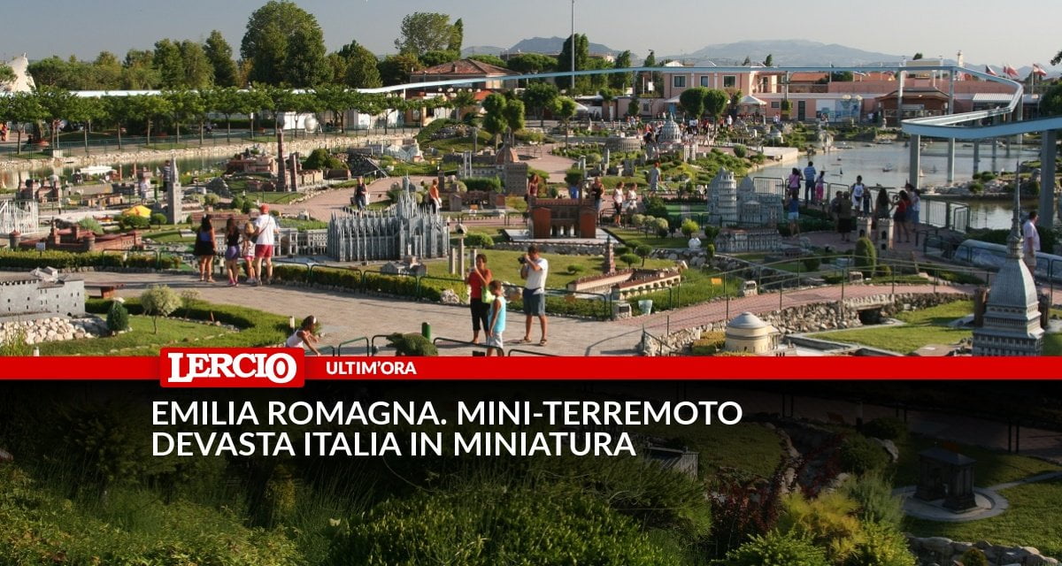 Emilia Romagna. Mini-terremoto devasta Italia in miniatura - Lercio