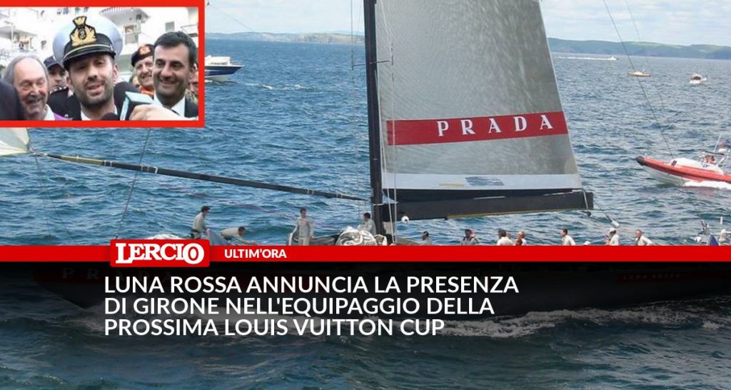 Luna rossa annuncia la presenza di Girone nell'equipaggio della prossima Louis Vuitton Cup - Lercio