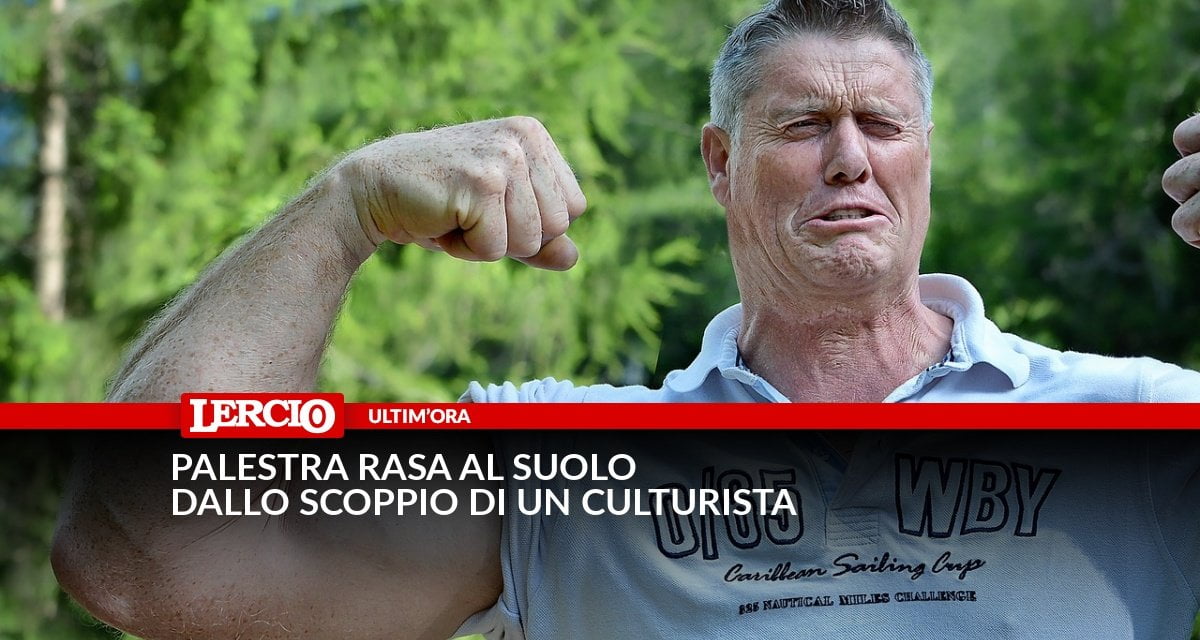Palestra rasa al suolo dallo scoppio di un culturista - Lercio