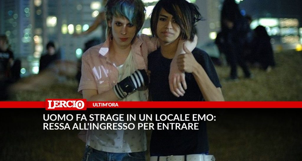 Uomo fa strage in un locale Emo: ressa all'ingresso per entrare - Lercio