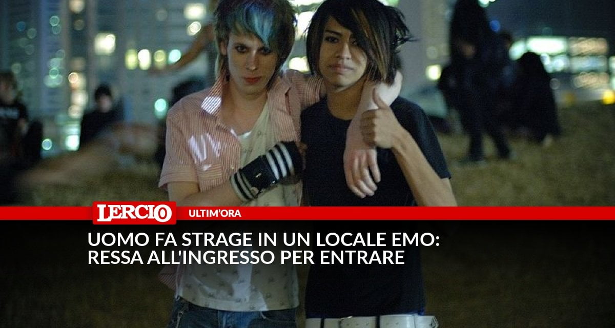 Uomo fa strage in un locale Emo: ressa all'ingresso per entrare - Lercio