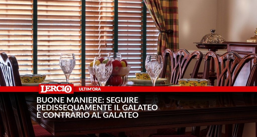 Buone maniere: seguire pedissequamente il galateo è contrario al galateo - Lercio