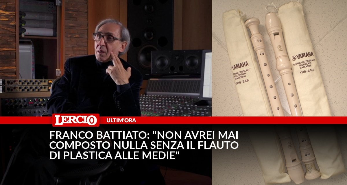 Franco Battiato: "Non avrei mai composto nulla senza il flauto di plastica alle medie" - Lercio