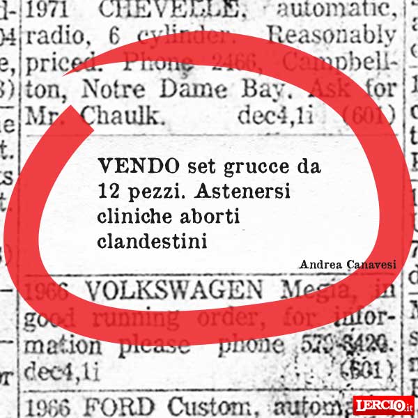 Annunci Lerci 12 Settembre 2016