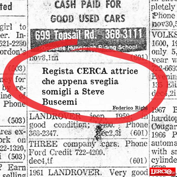 Annunci Lerci 19 Settembre 2016 - Lercio