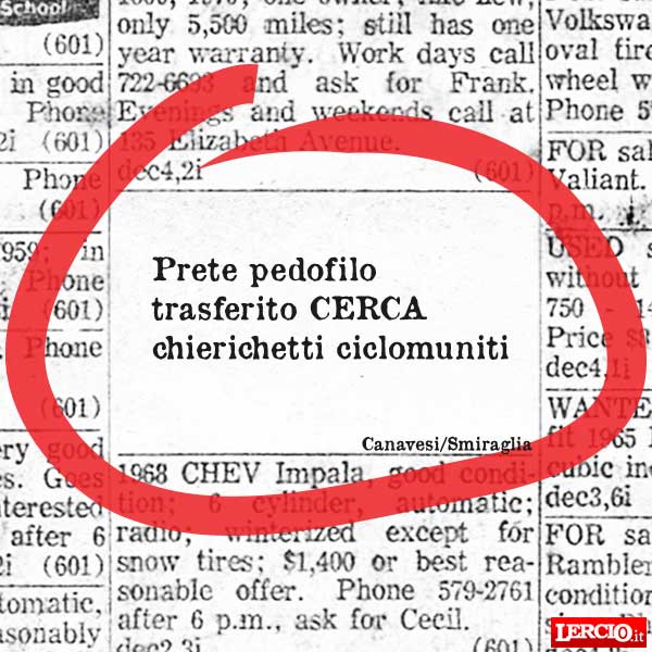 Annunci Lerci 26 Settembre 2016