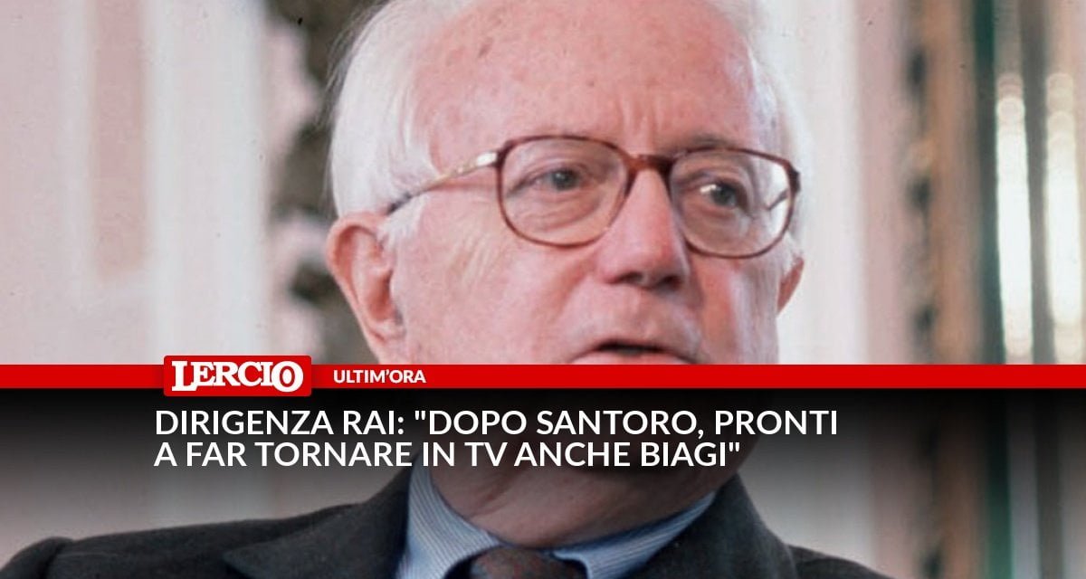 Dirigenza Rai: "Dopo Santoro, pronti a far tornare in tv anche Biagi" - Lercio